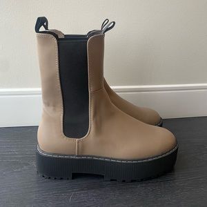 High-Profile Platform Chelsea Boots